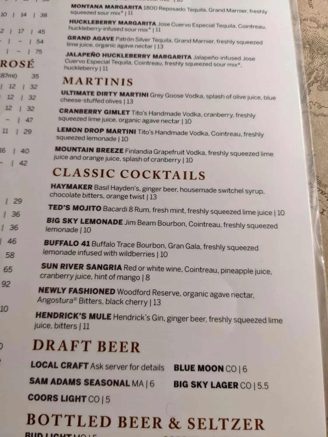 Menu 5