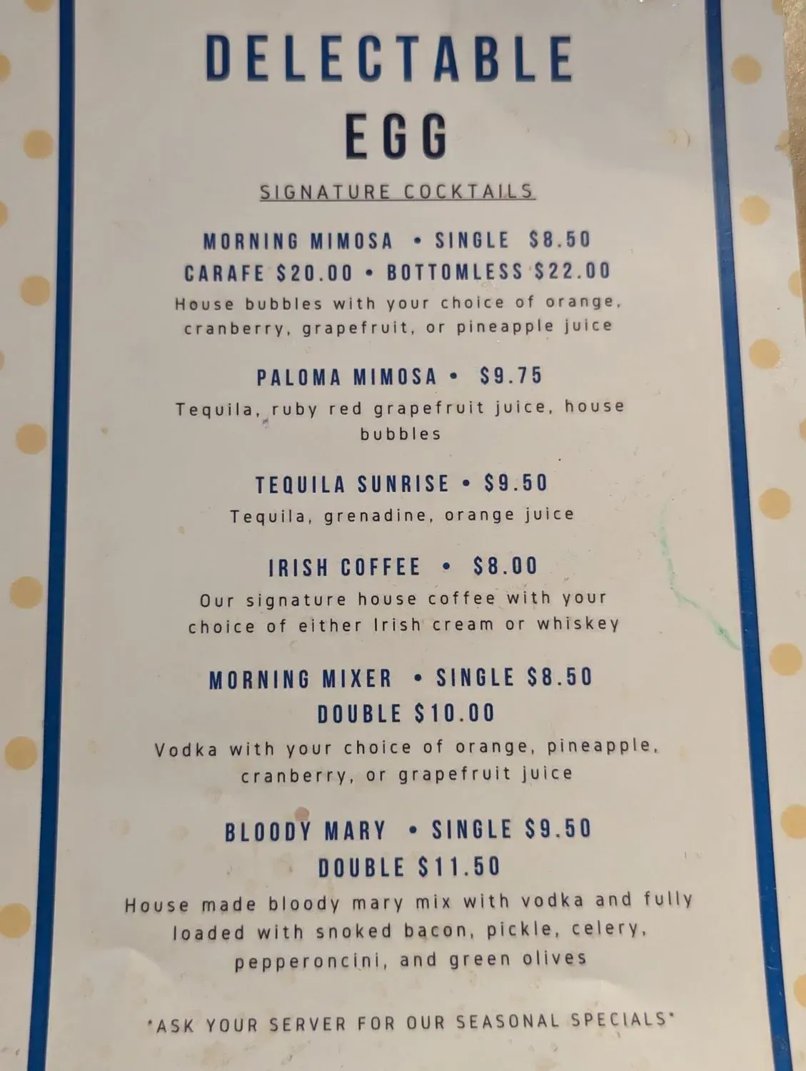 Menu 6