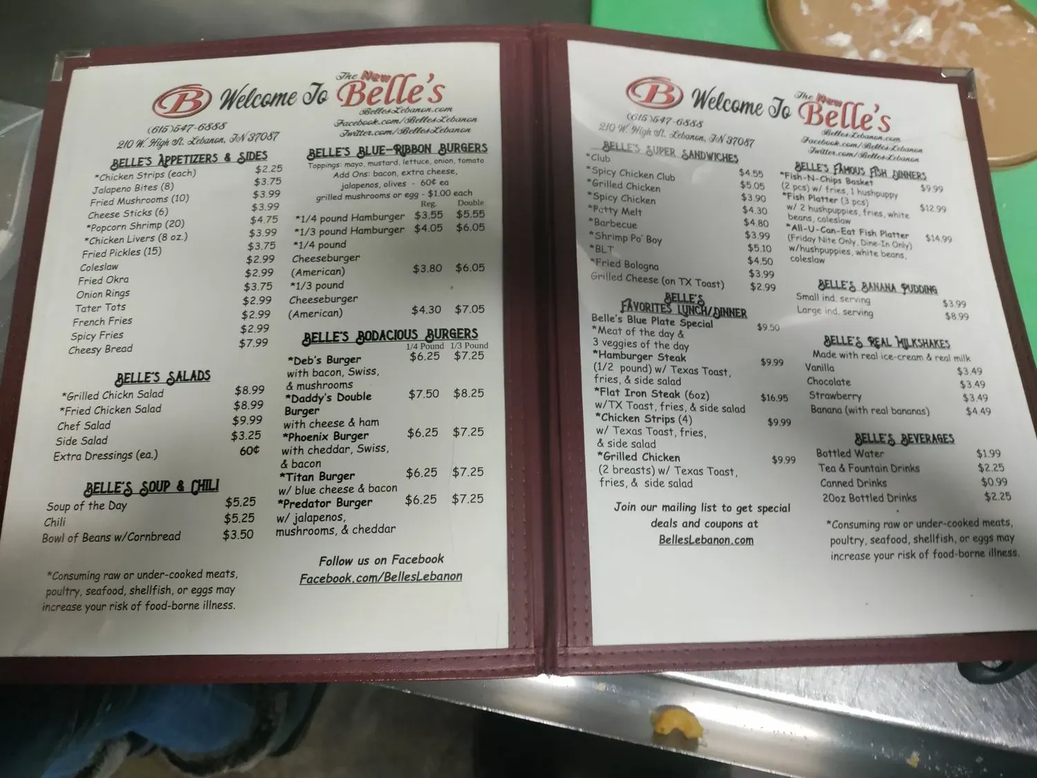 Menu 6