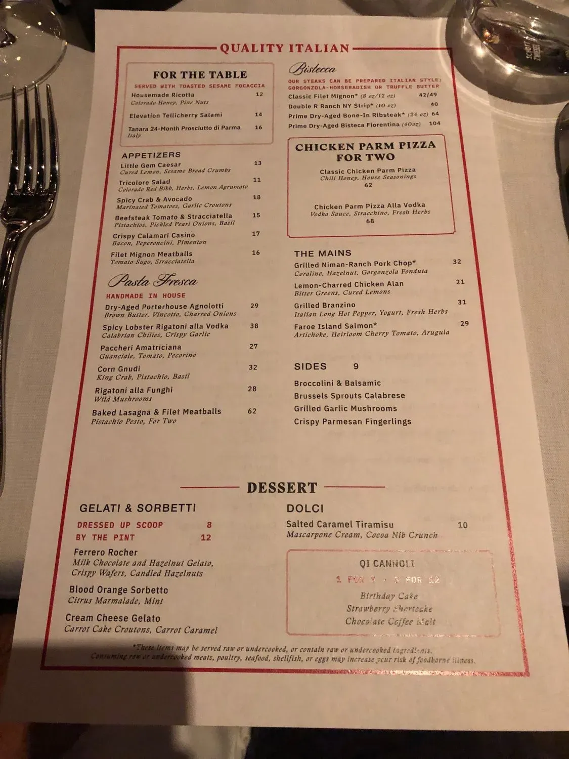 Menu 2