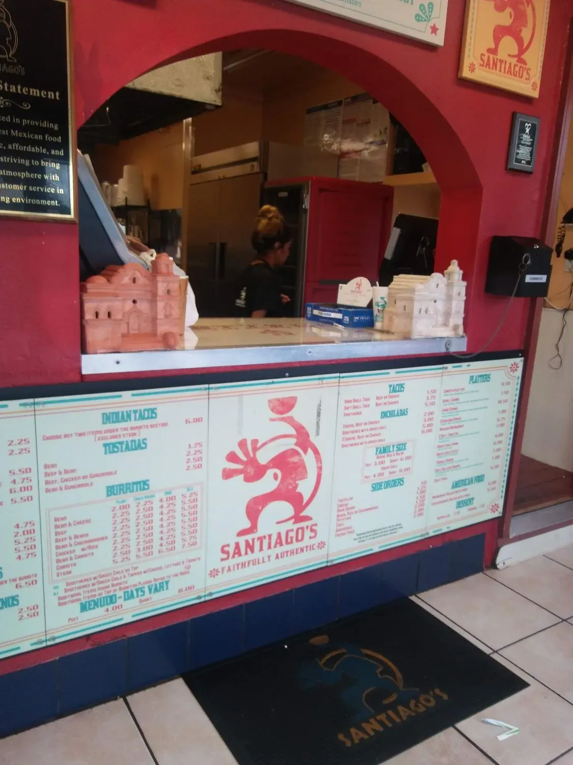 Santiago's Mexican Restaurant Menu - Updated November 2025