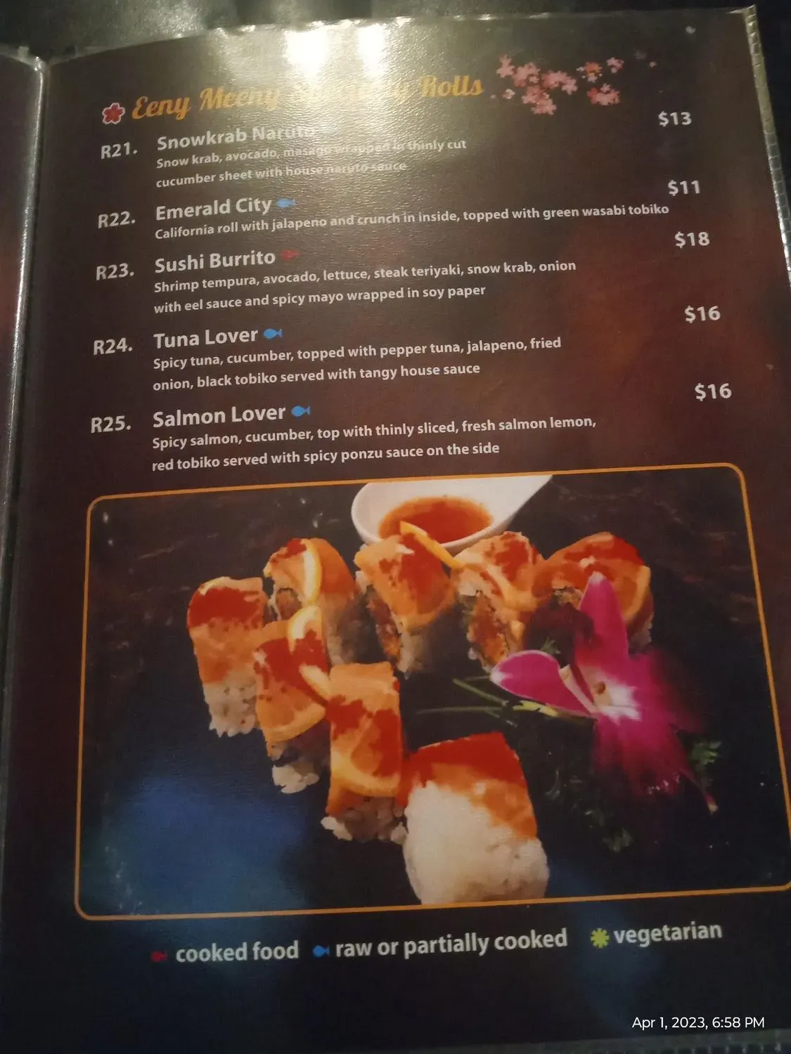 Menu 5