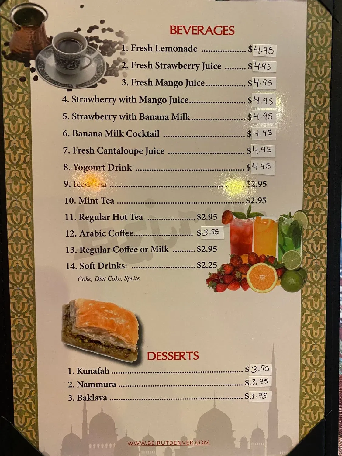 Menu 4