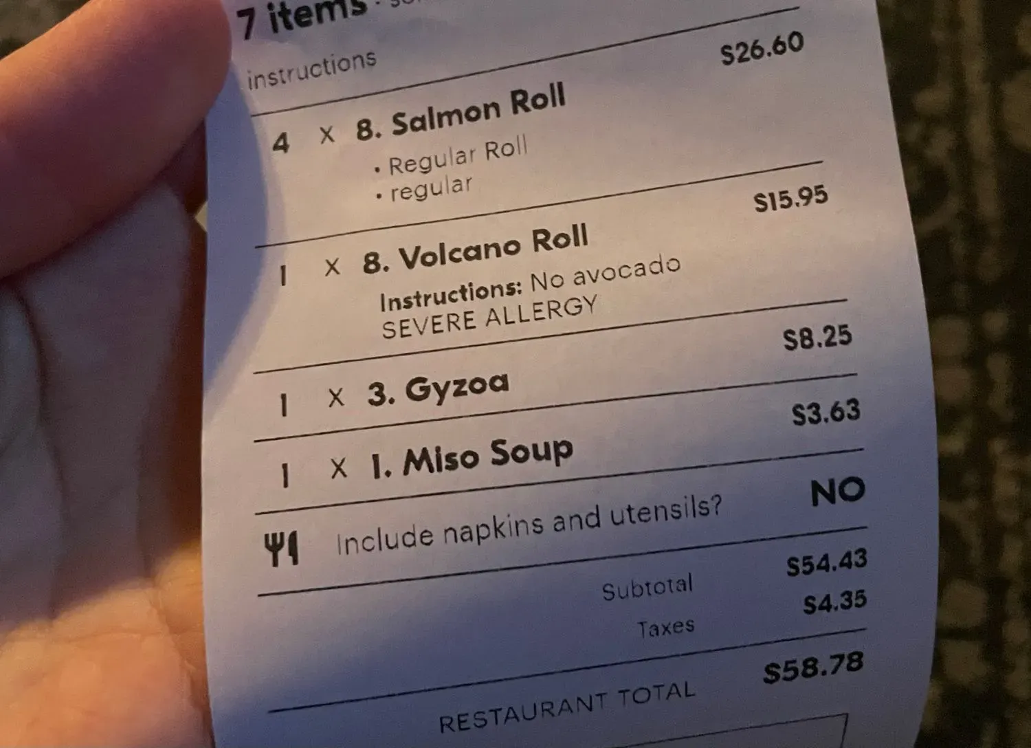 Menu 5