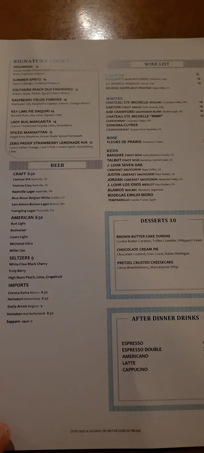 Menu 2