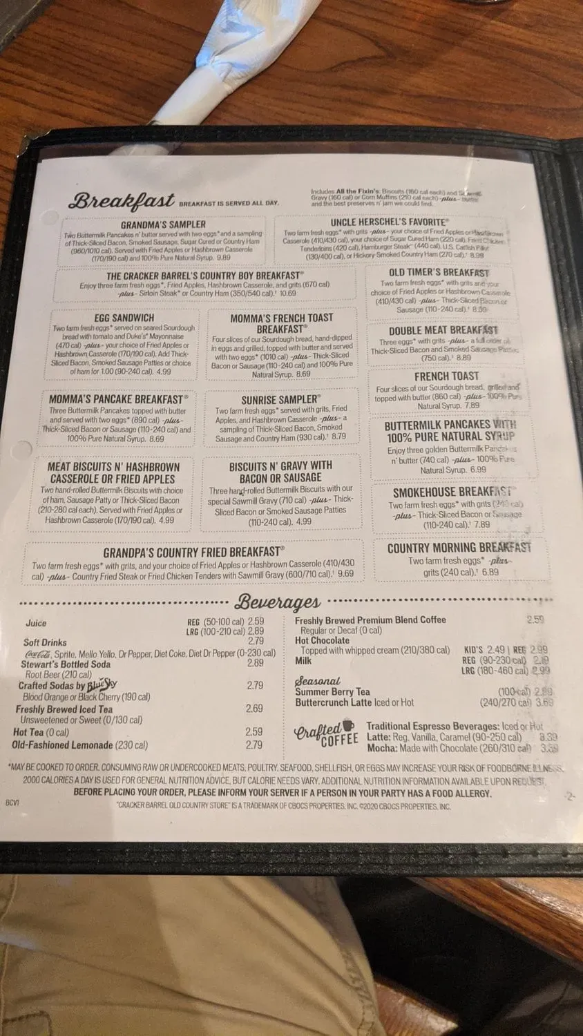 Menu 4