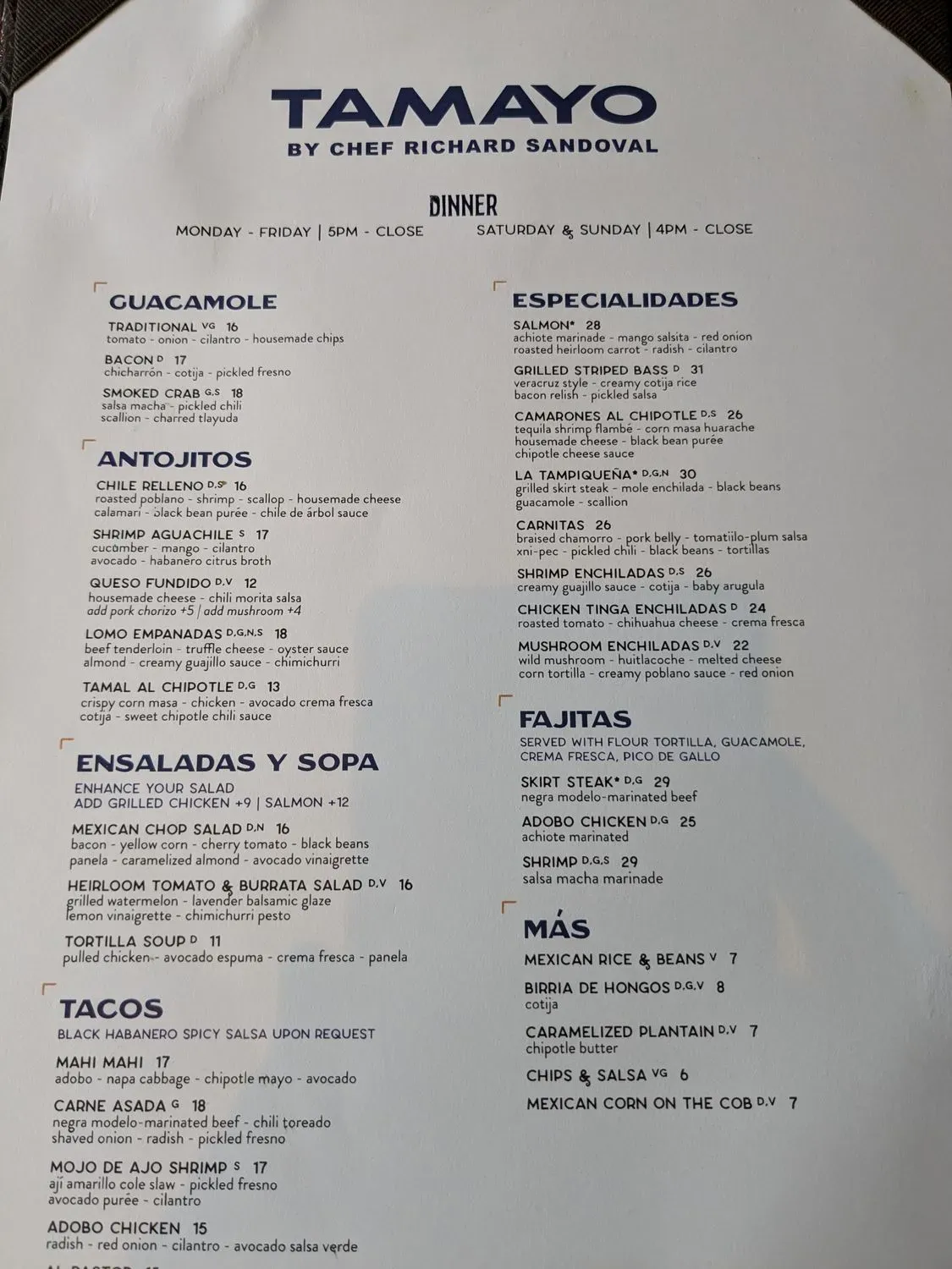 Menu 2