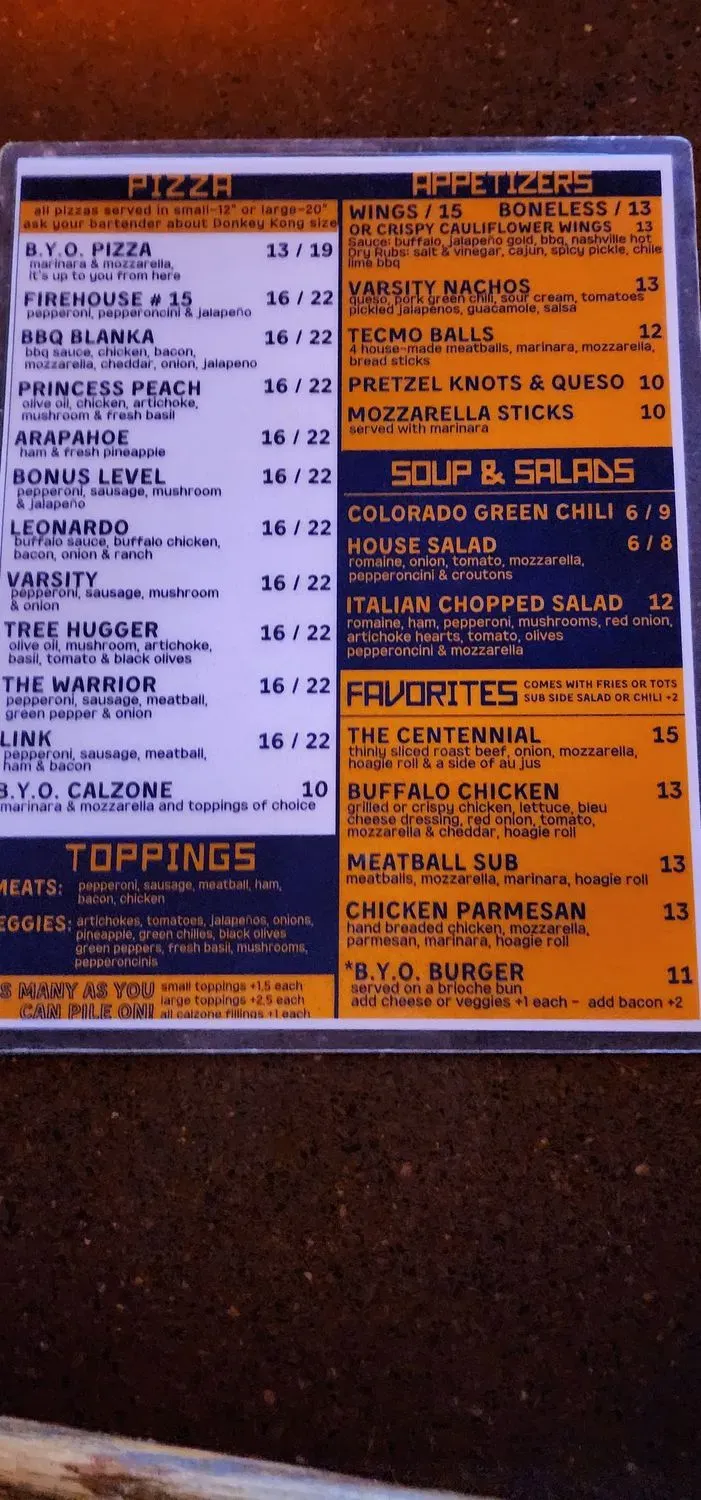 Menu 2