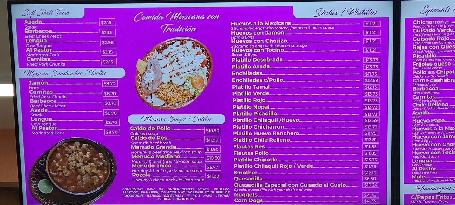 Menu 4