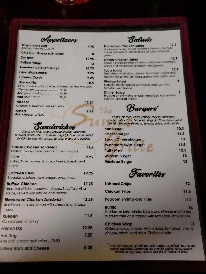 Menu 2