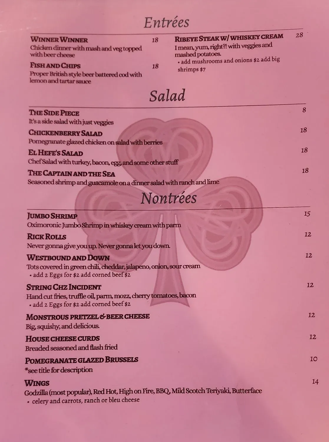 Menu 2