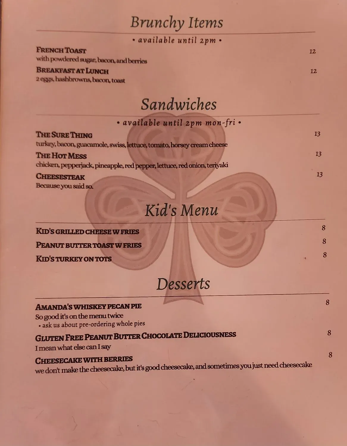 Menu 4