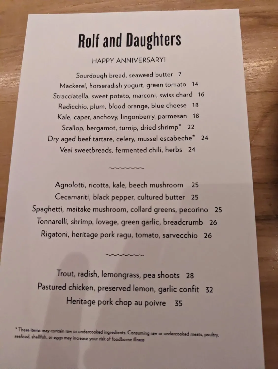 Menu 6