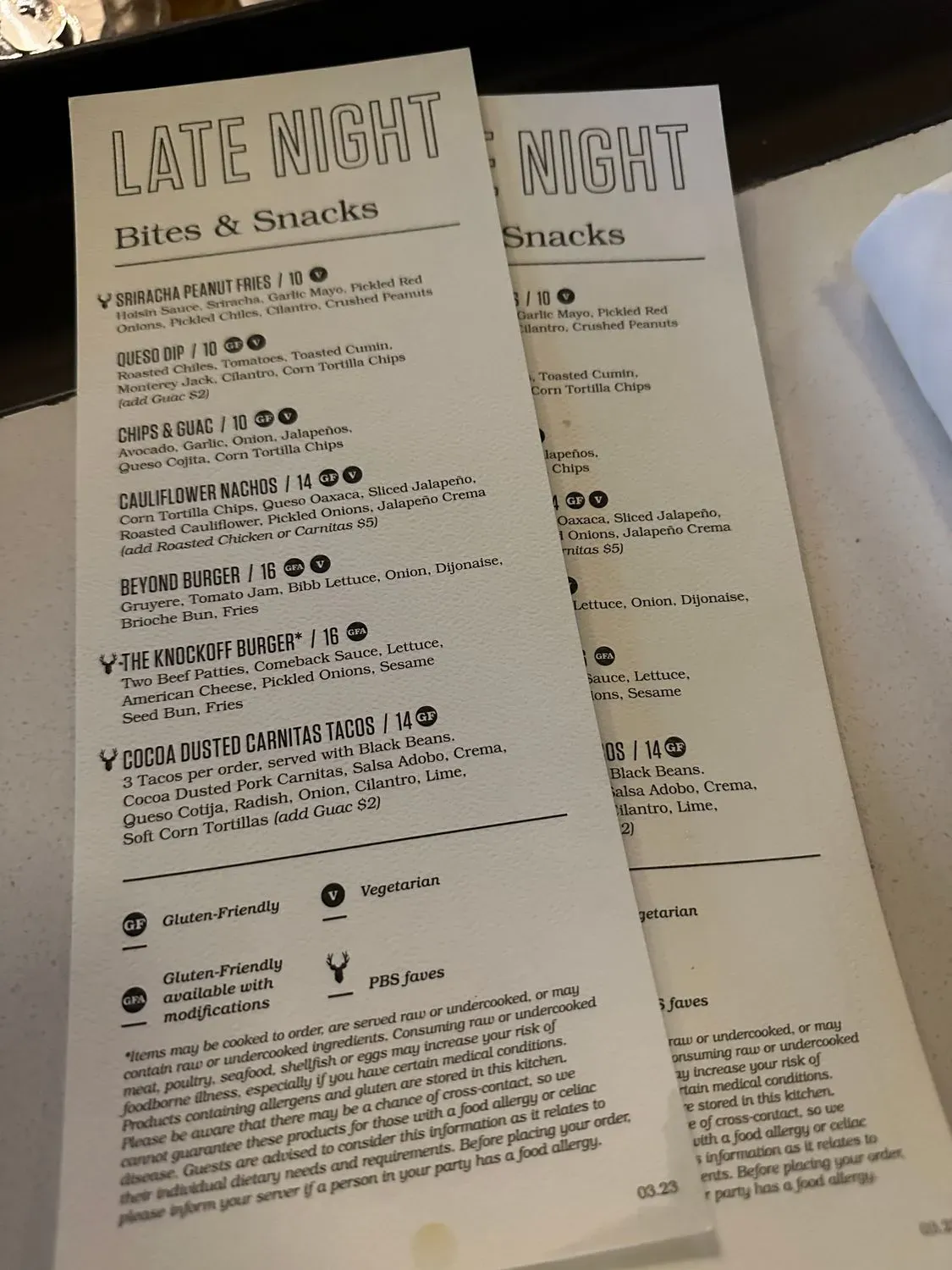 Menu 3