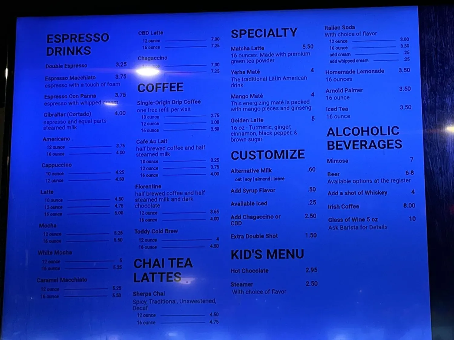 Menu 5