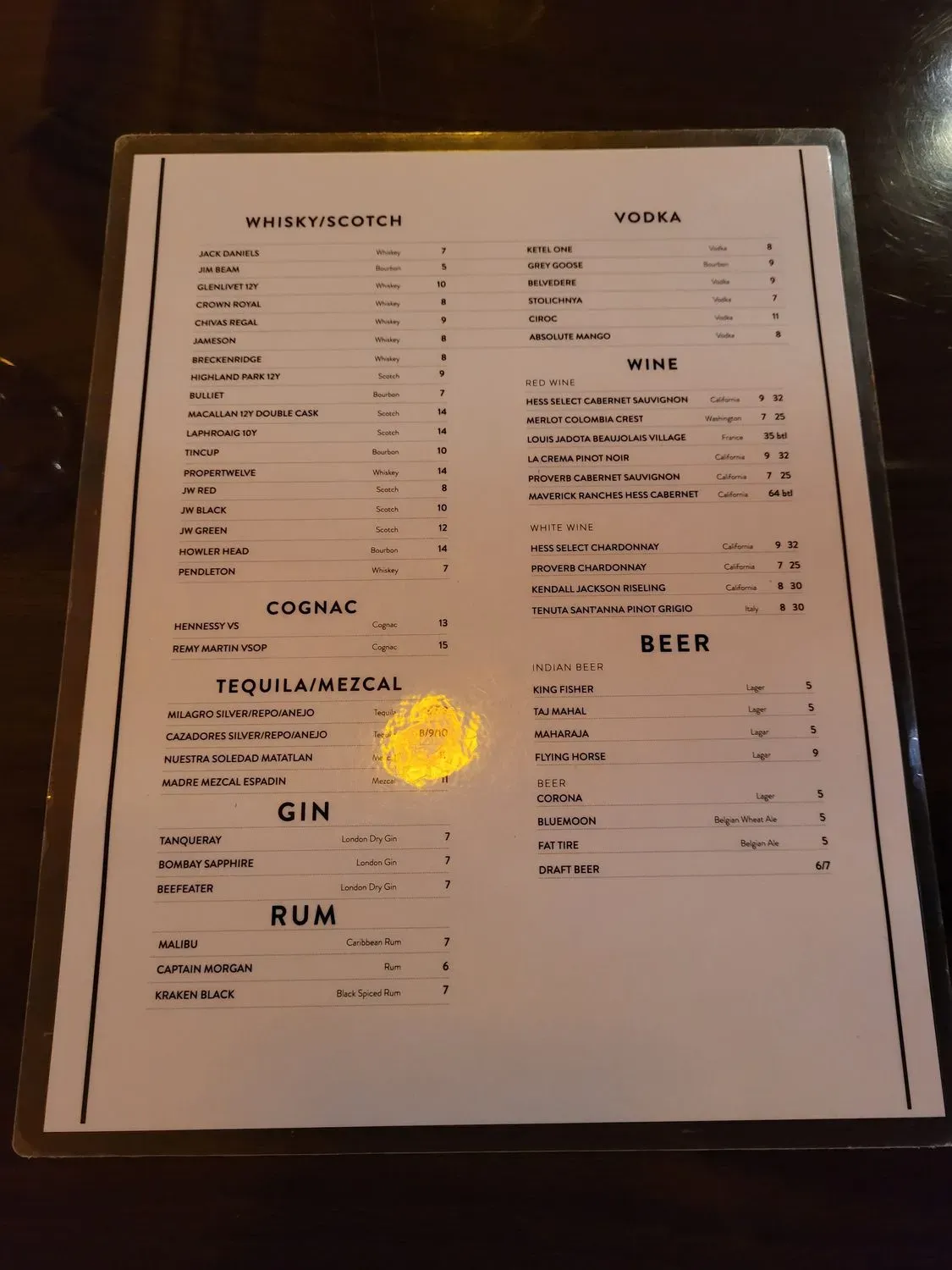 Menu 3