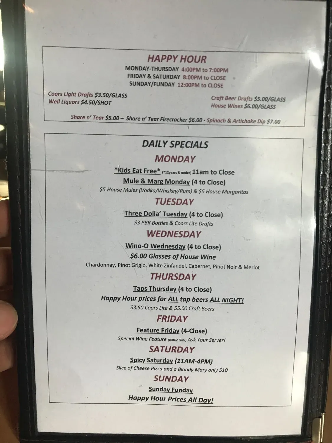 Menu 3