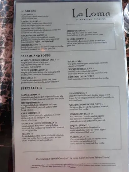 Menu 5