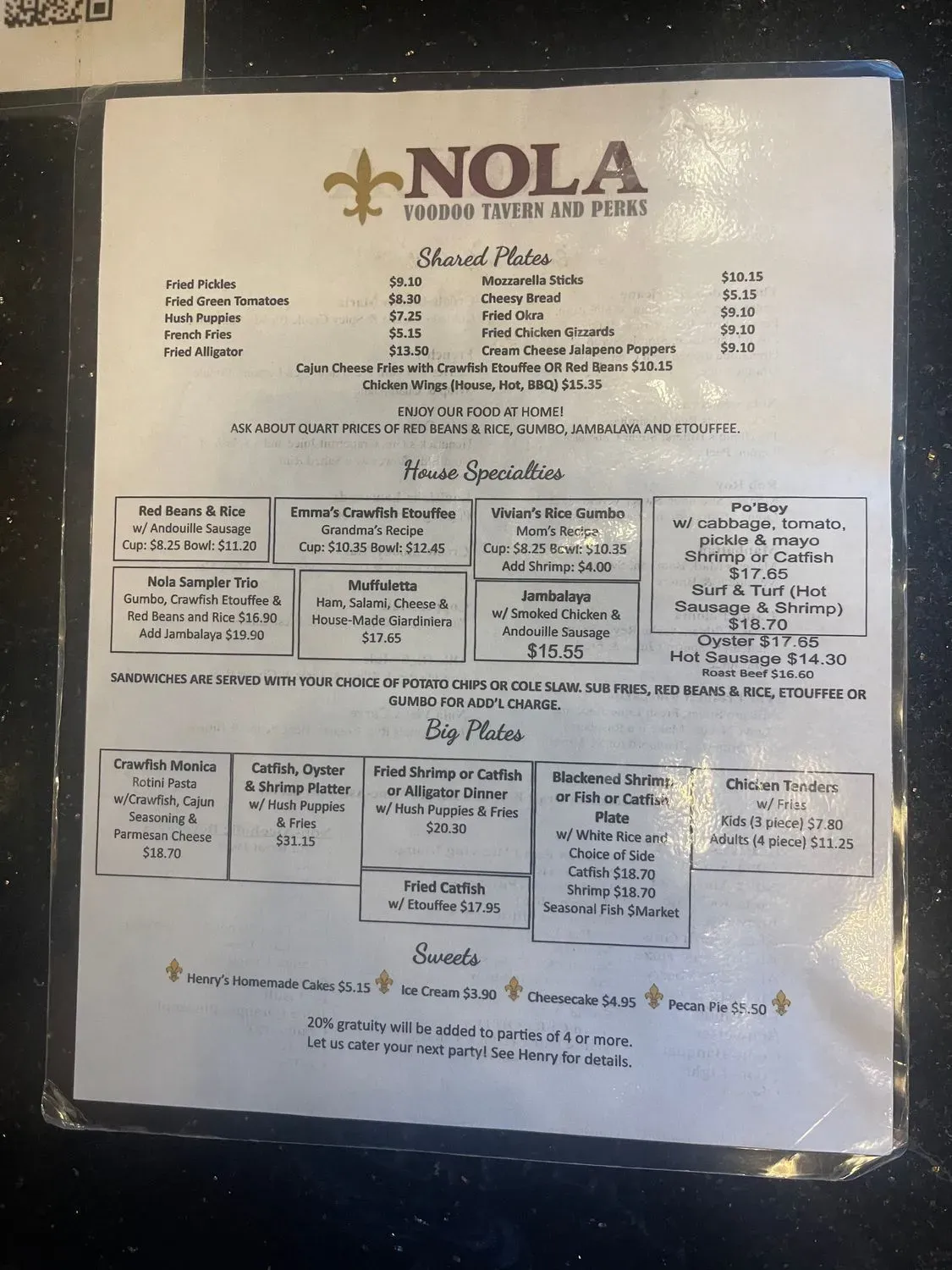 Menu 2