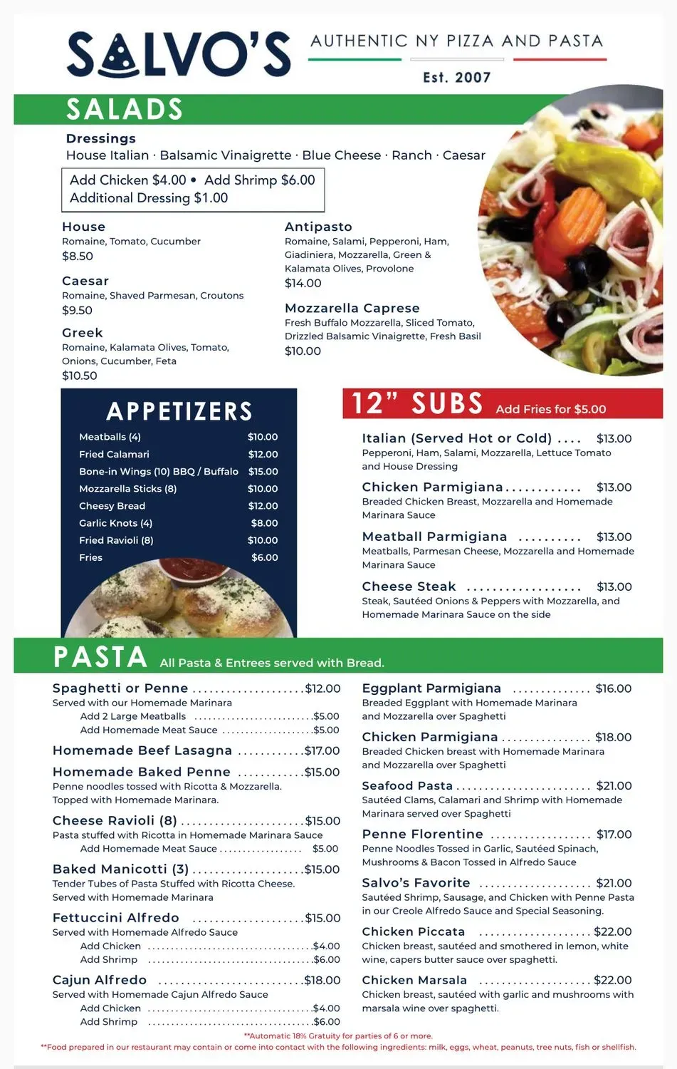 Menu 2