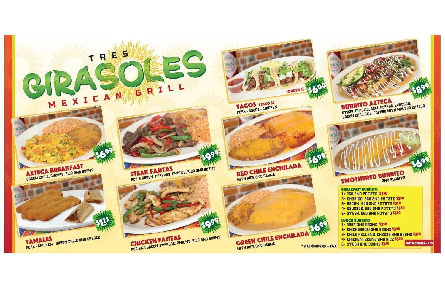 Oasis cafe and grill Menu - Updated November 2025