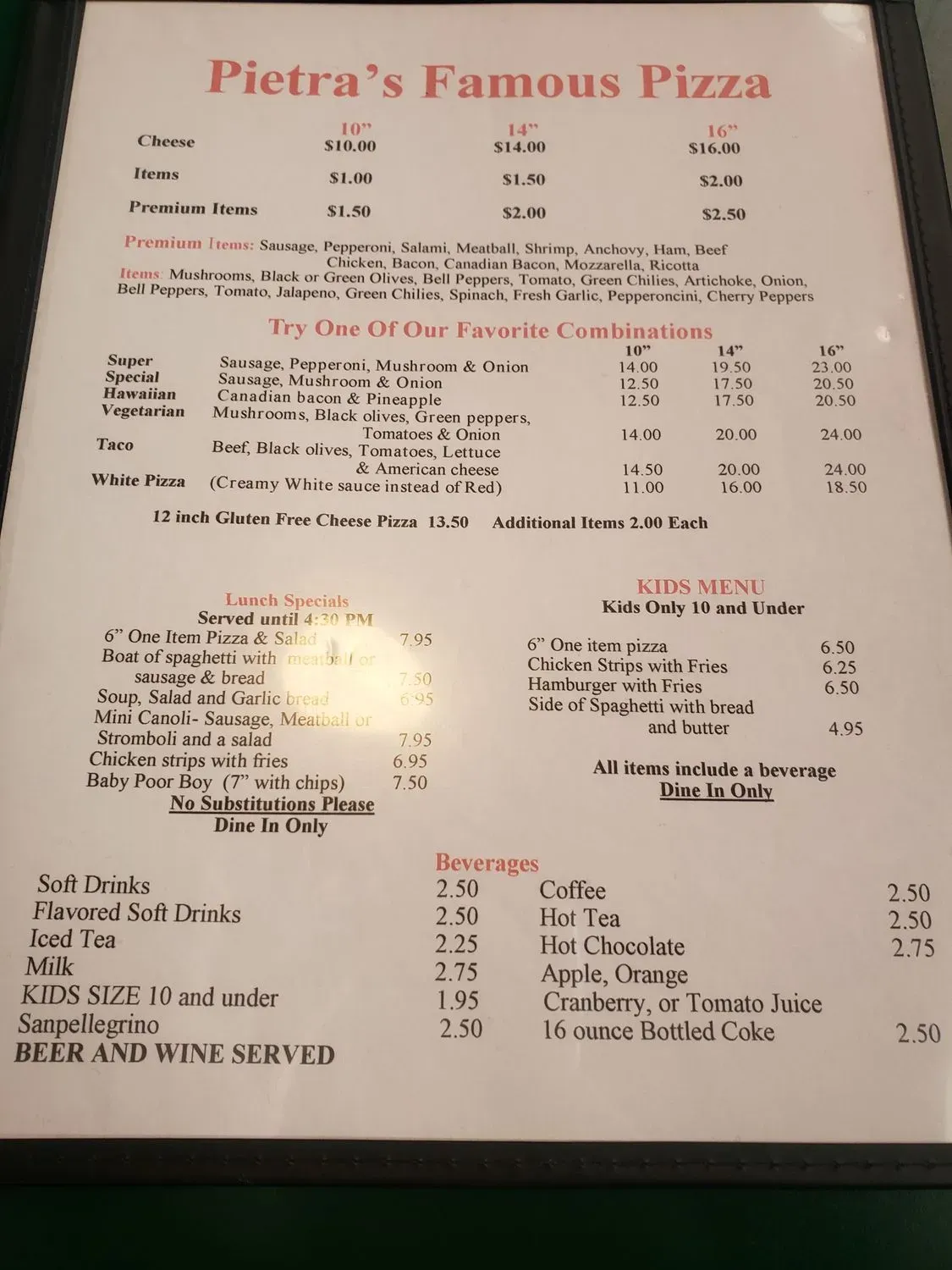 Menu 4