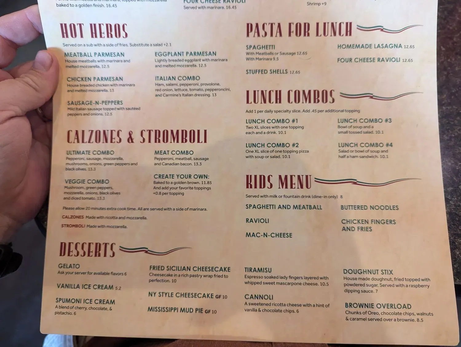 Menu 3