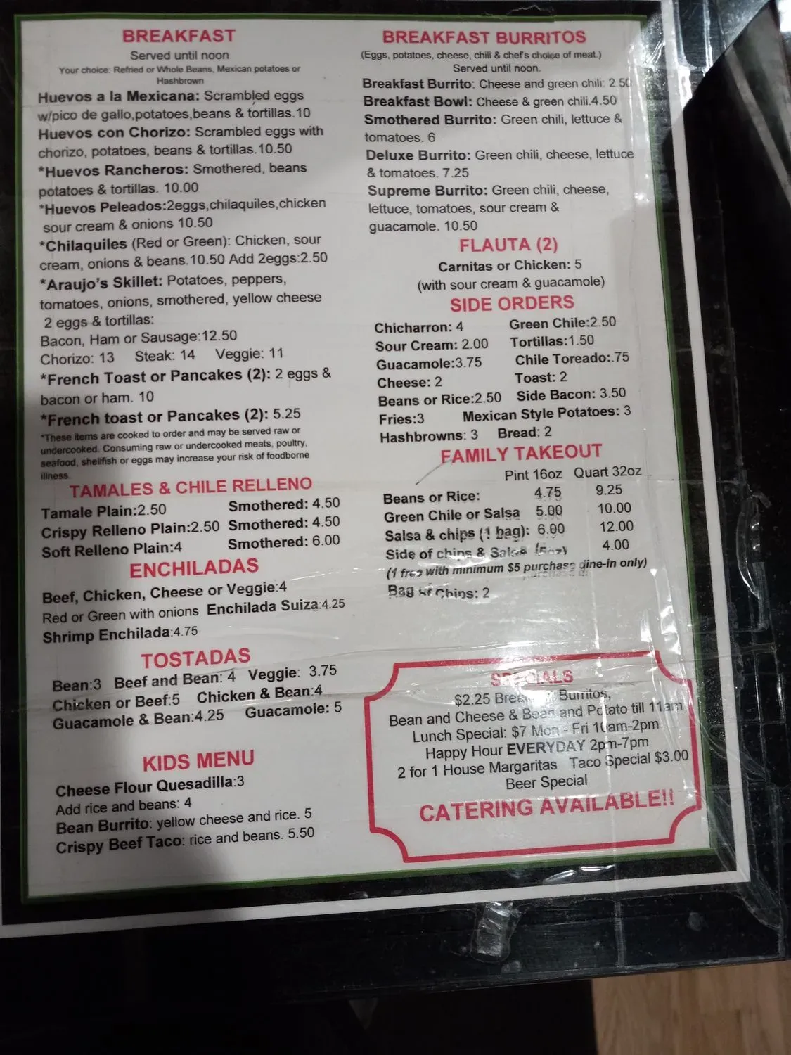 Menu 2