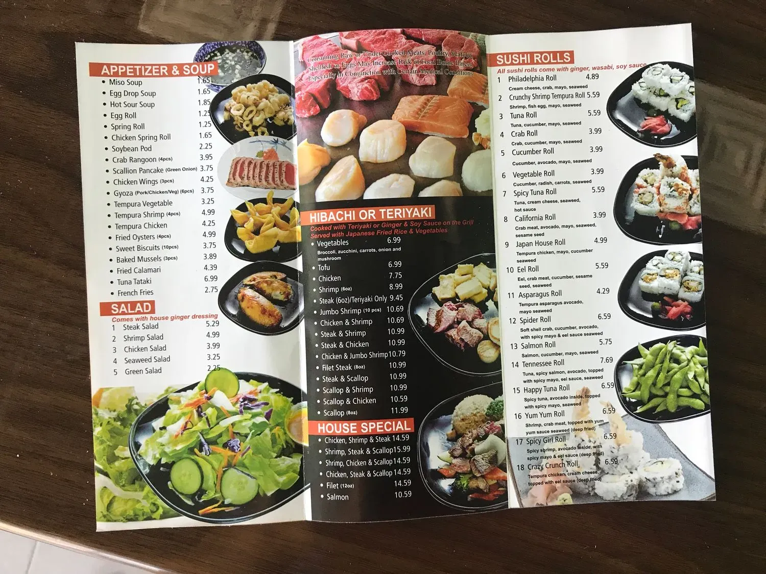 Menu 5