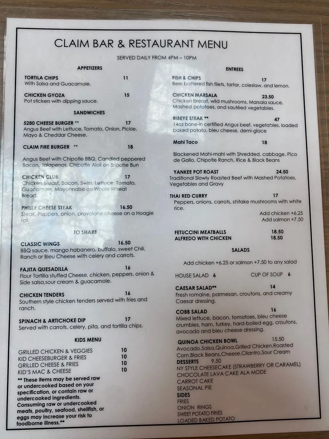 Menu 3