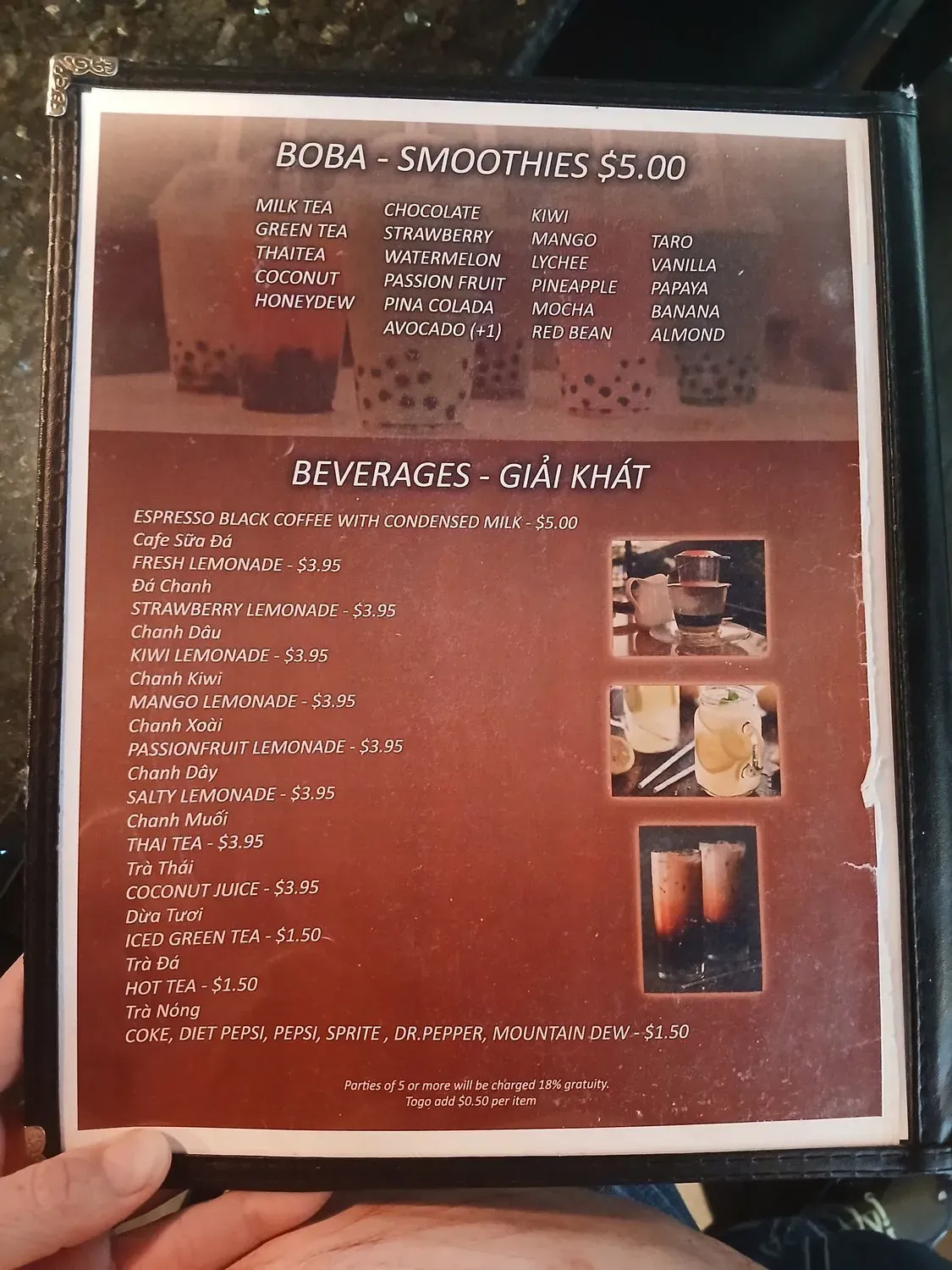 Menu 5