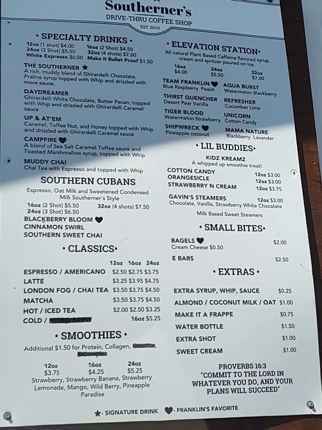 Menu 2