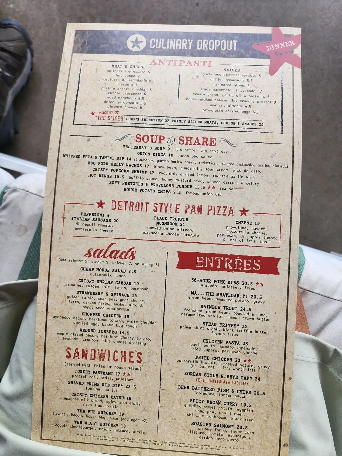 Menu 6