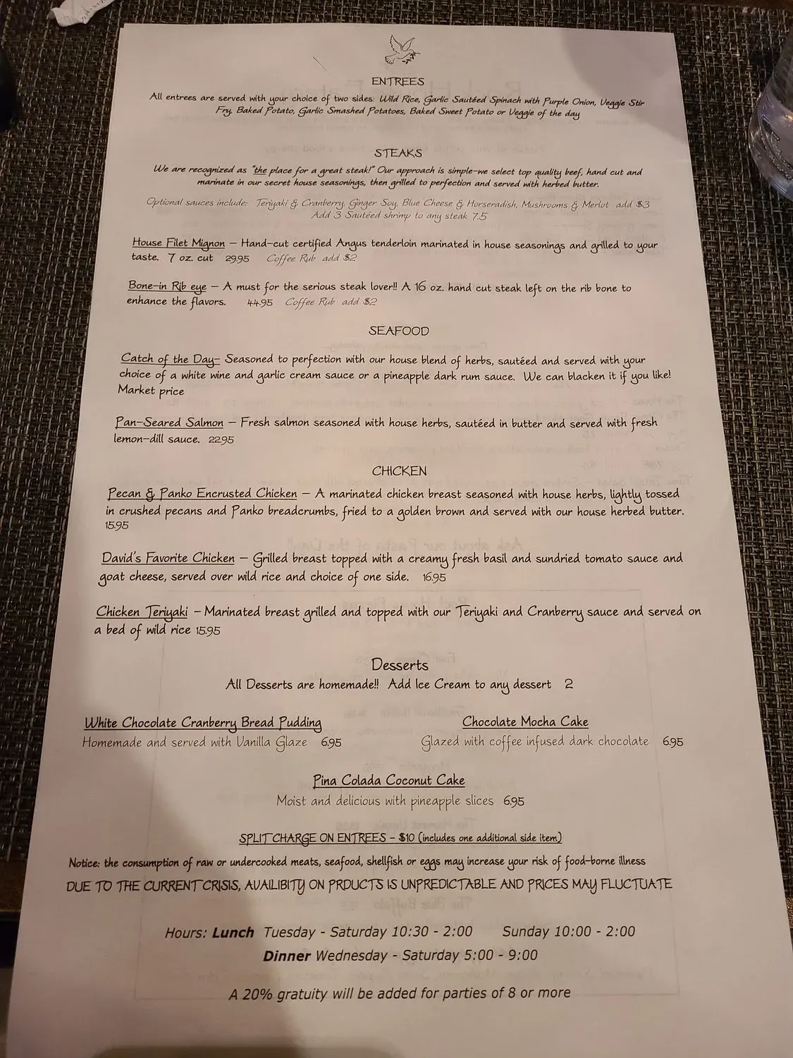 Menu 6