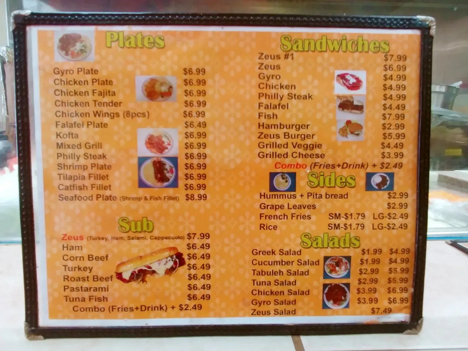 Menu 3