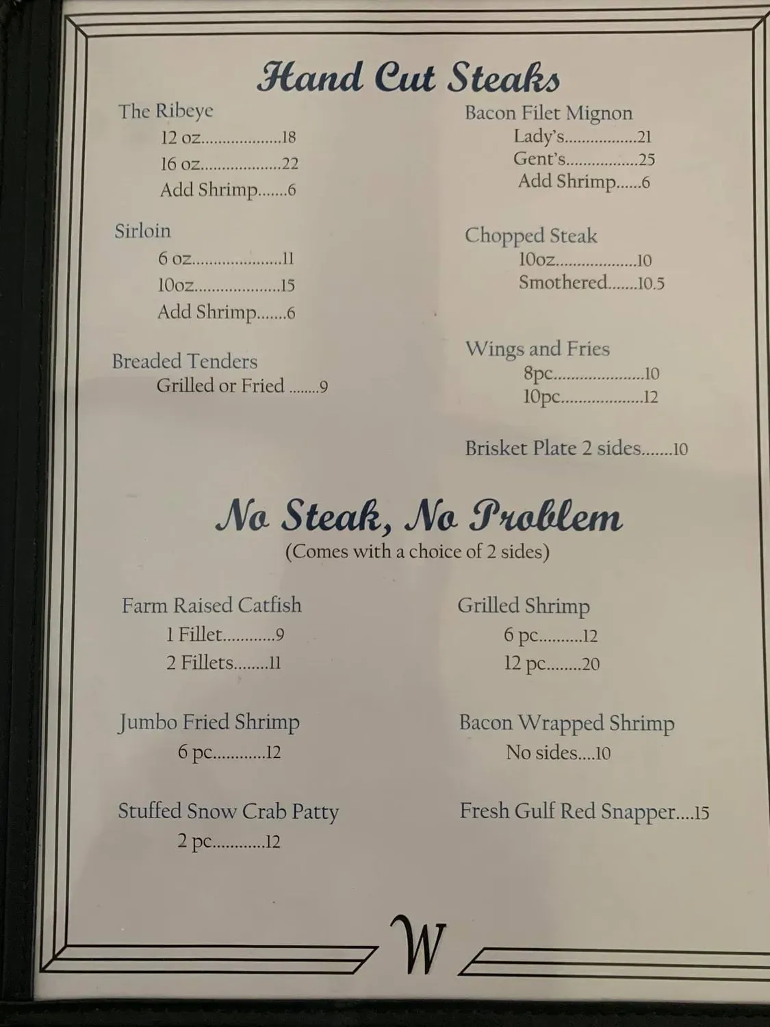 Menu 2