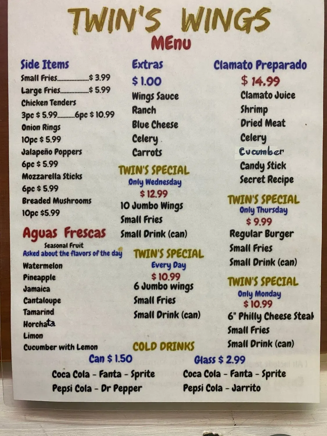 Menu 5