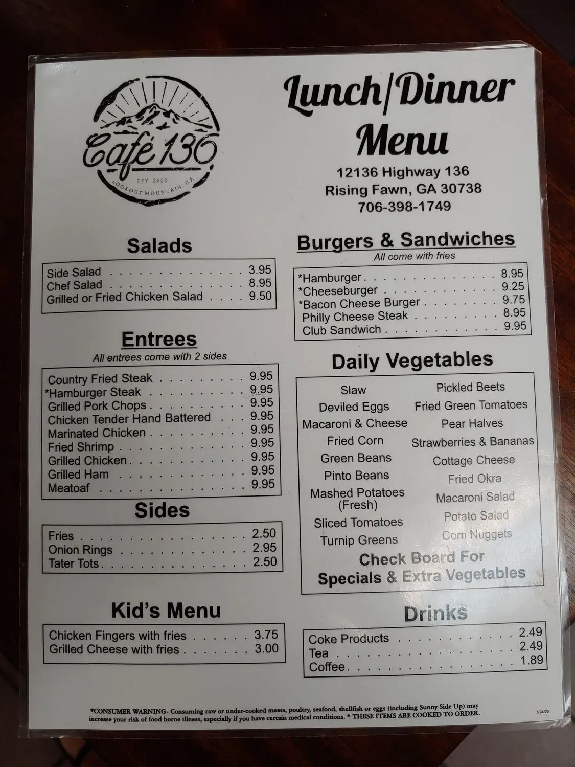 Menu 4