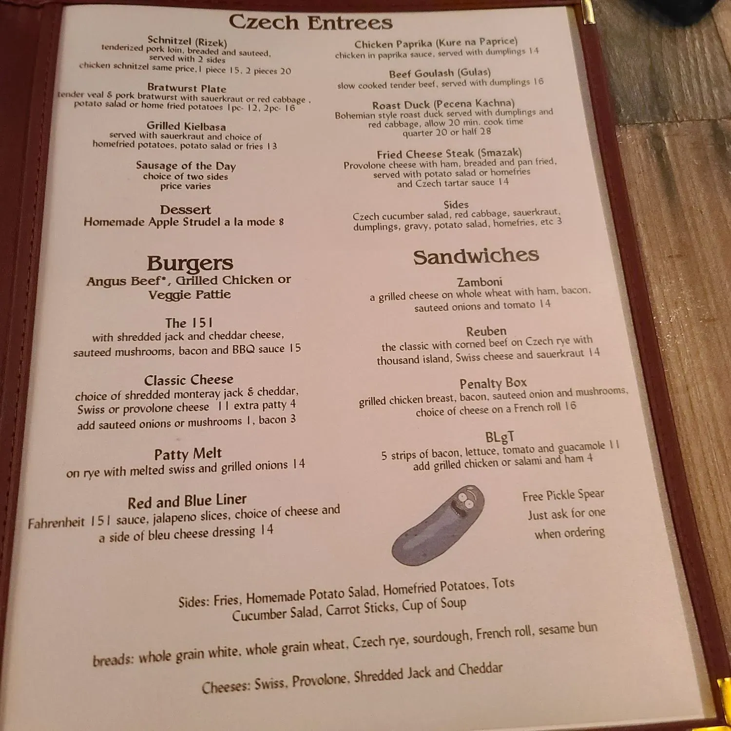 Menu 4