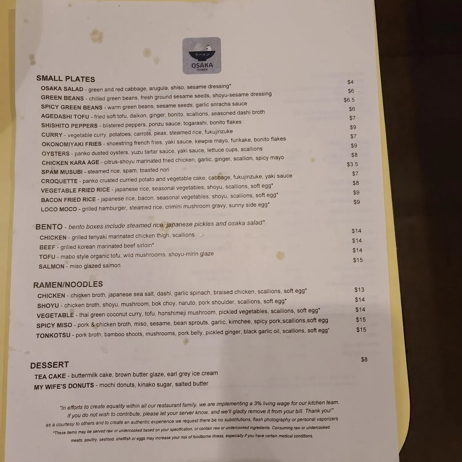 Menu 4