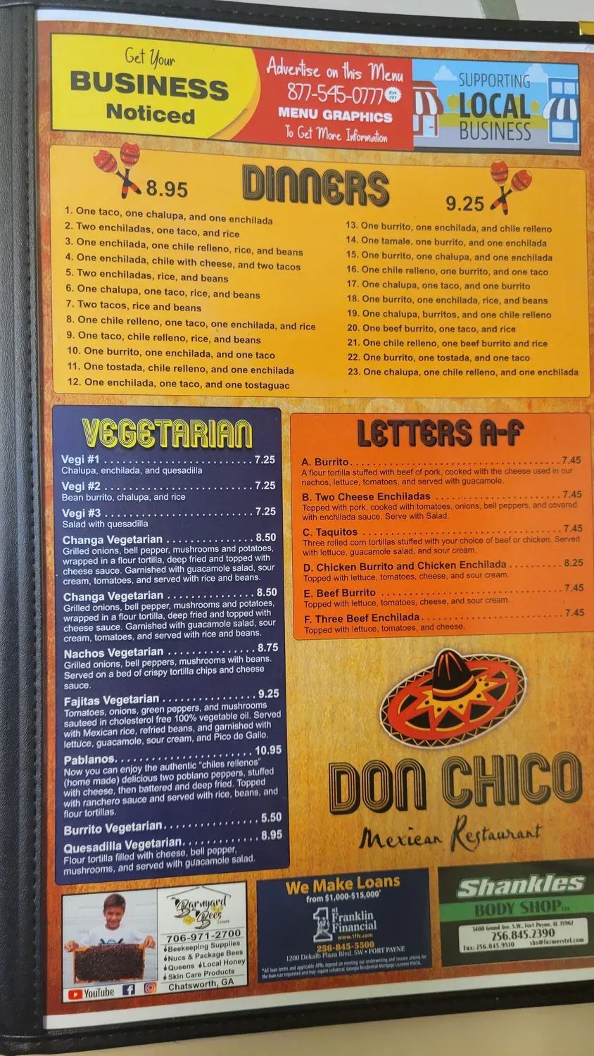 Menu 2