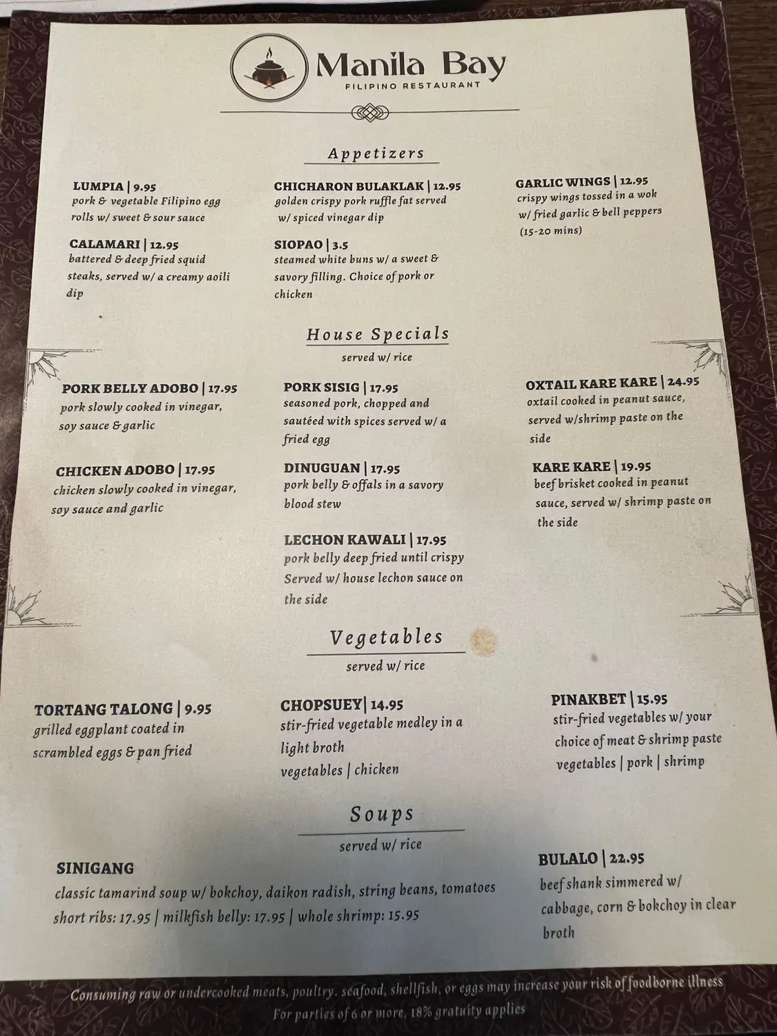 Menu 4