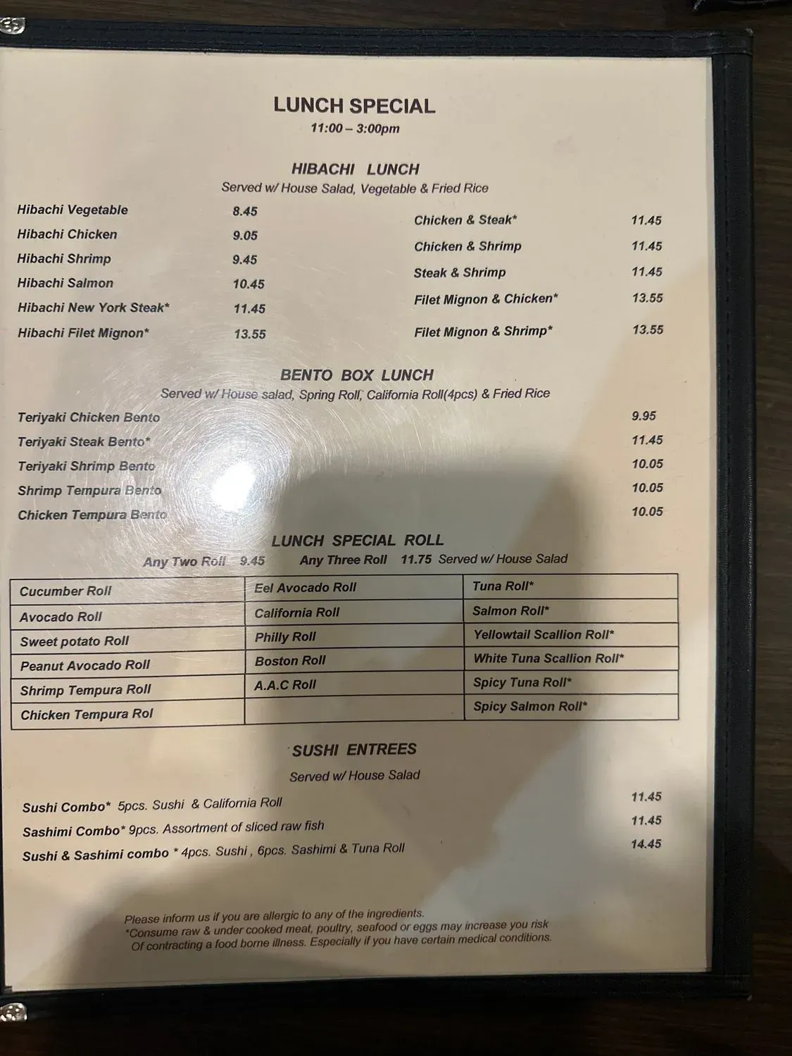 Menu 3