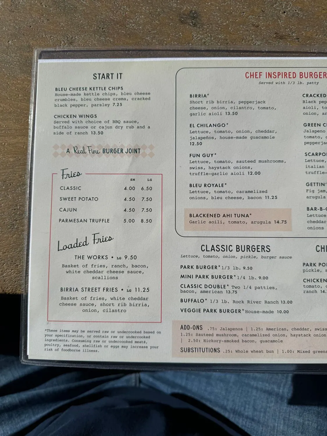 Menu 6