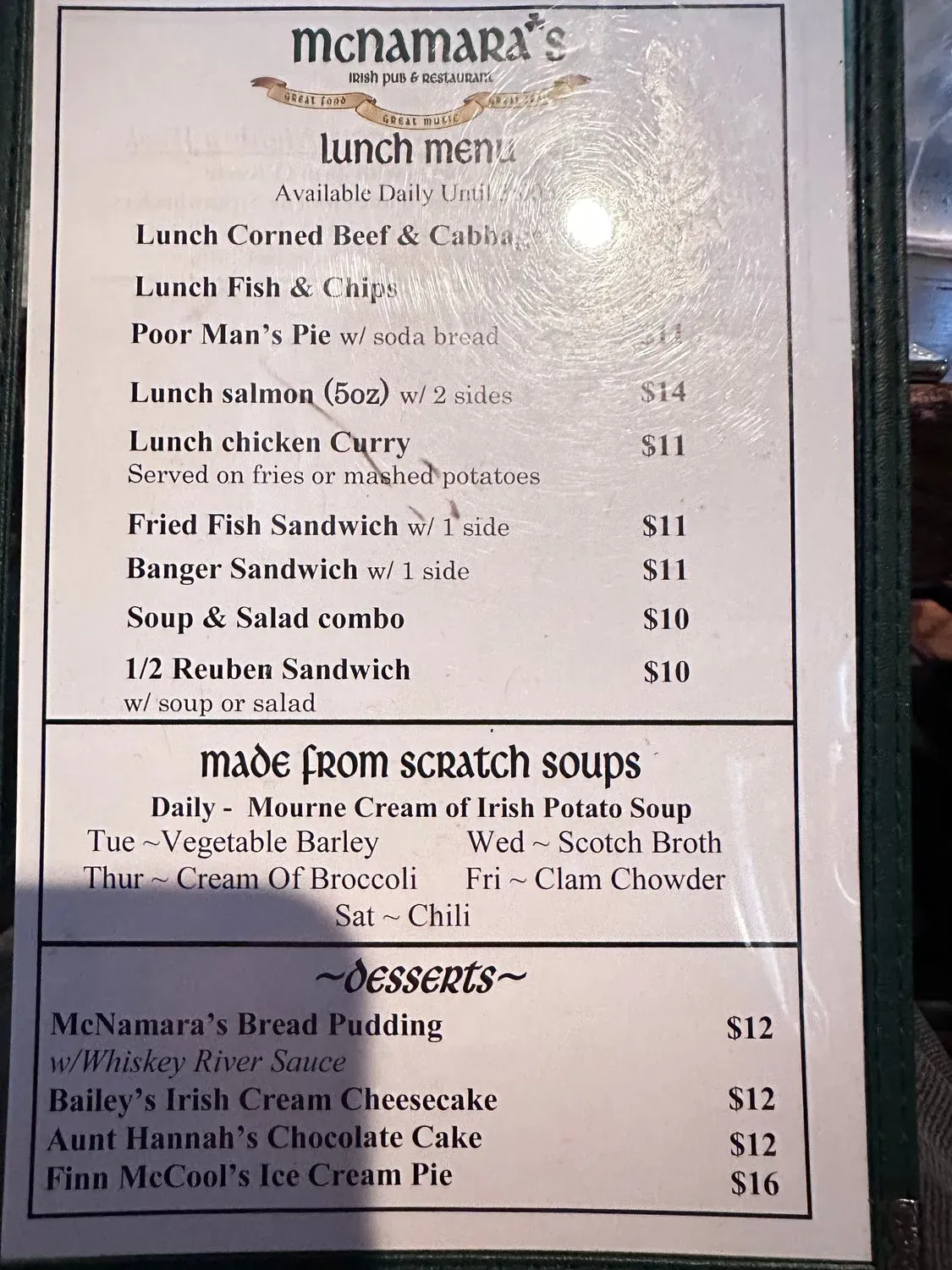 Menu 5