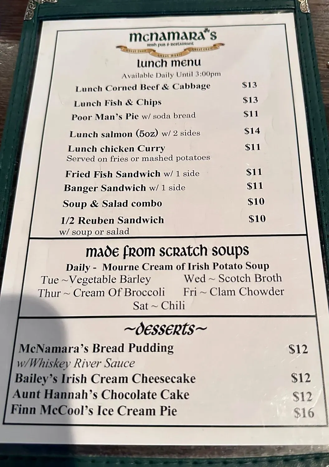 Menu 4