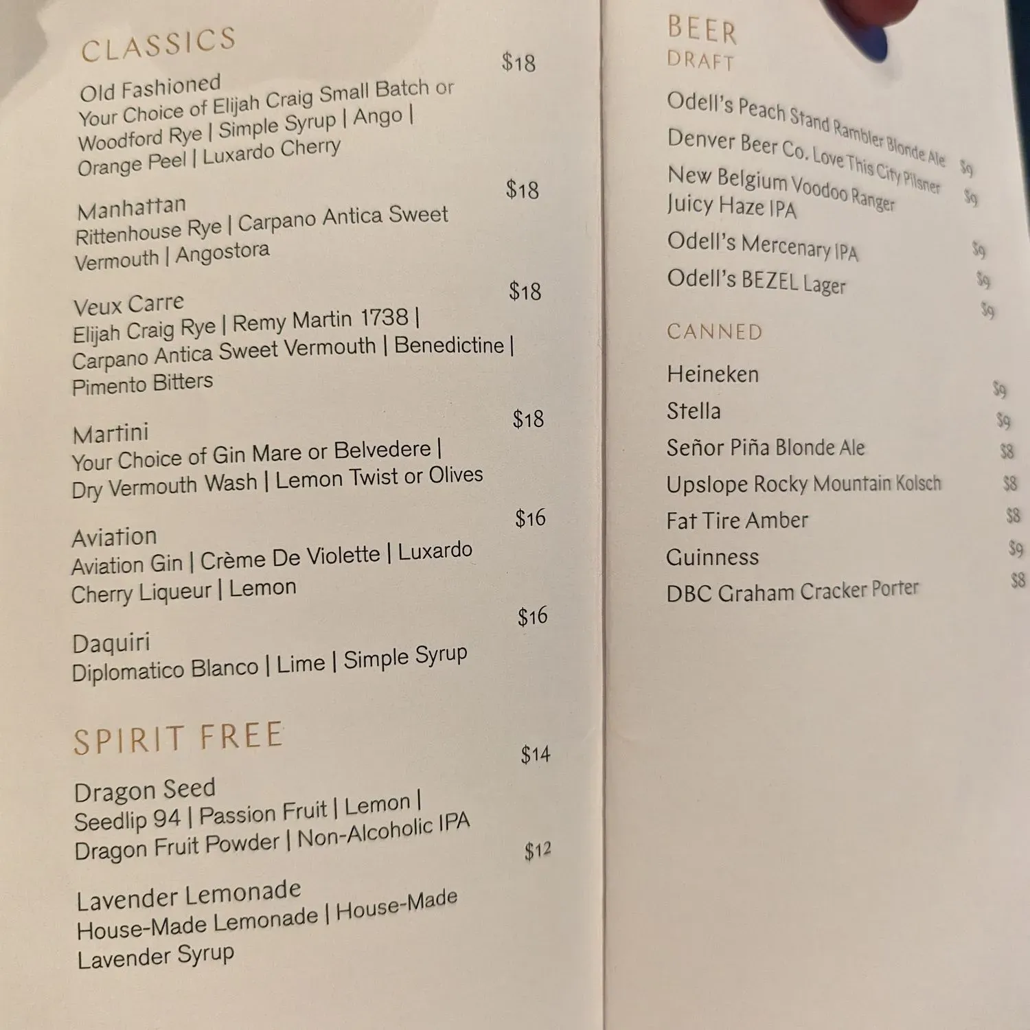 Menu 2