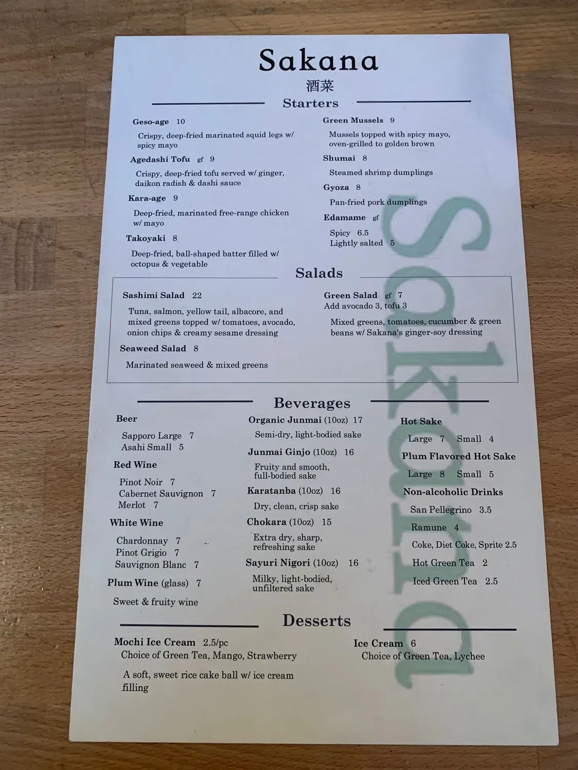 Menu 4