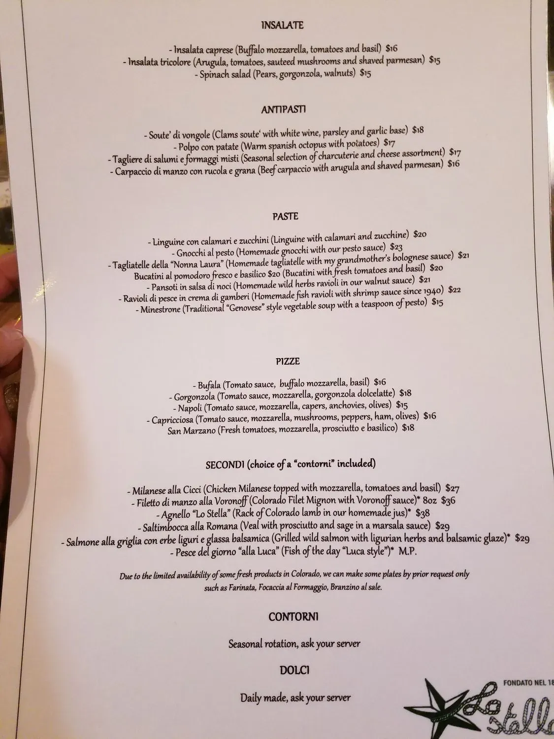 Menu 5