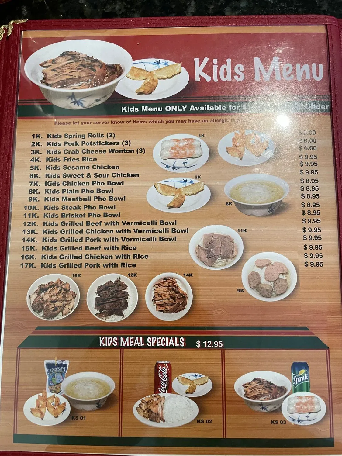 Menu 5